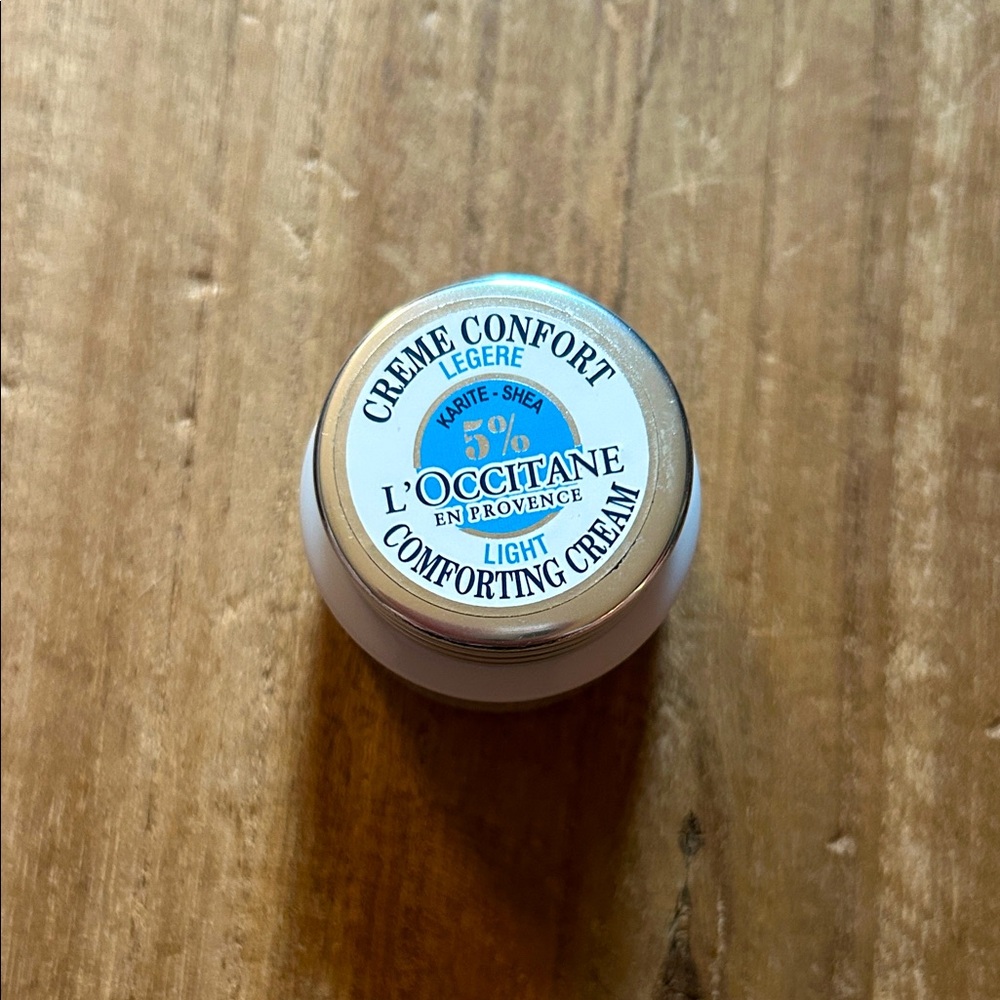 L'Occitane 5% Organic Shea Butter Lightweight Comforting Face Cream Travel Size